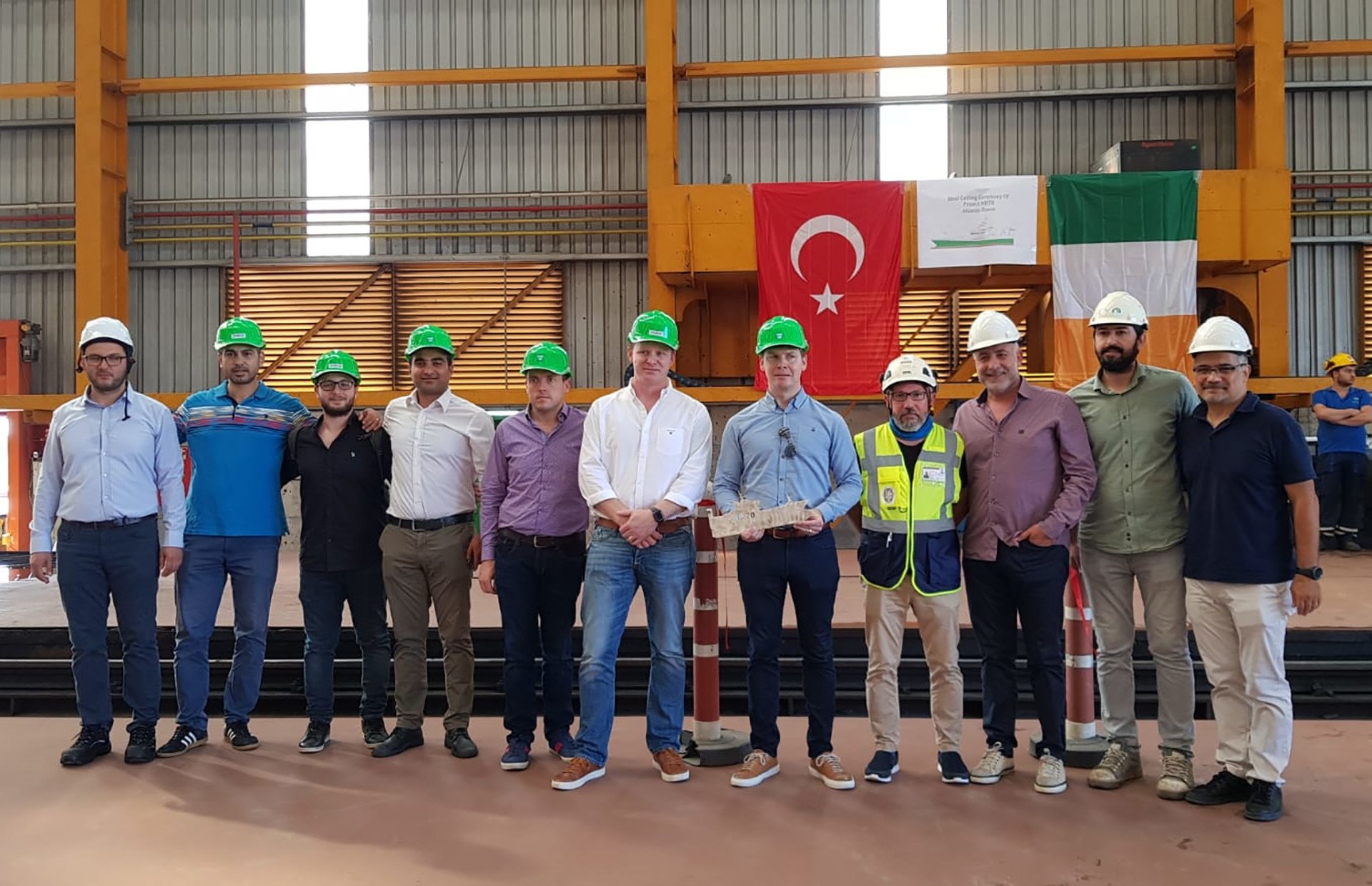 The First Steel-Cutting of NB70 Leila Has Started!