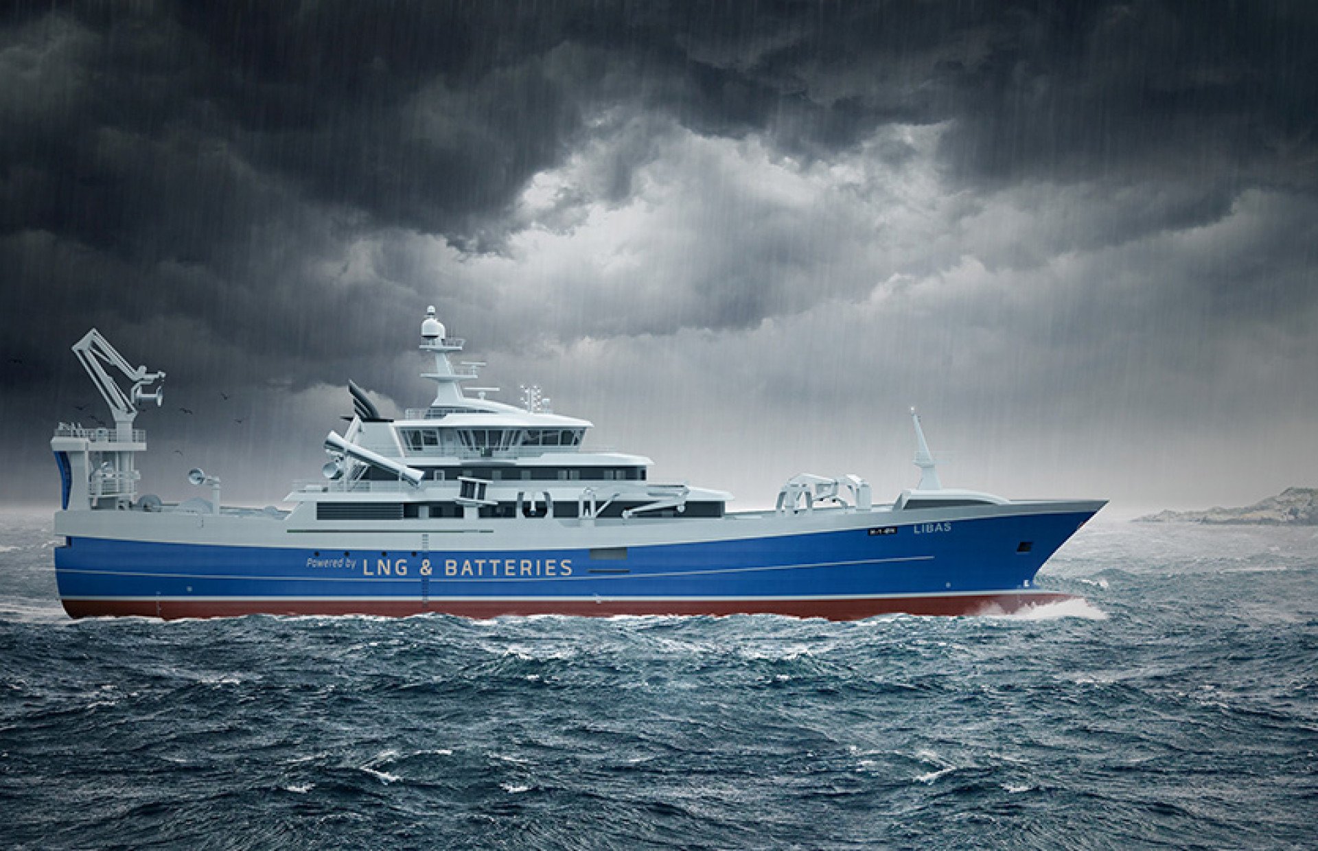 The World’s First Battery & LNG-fuelled Purse Seiner/Trawler in Cemre!