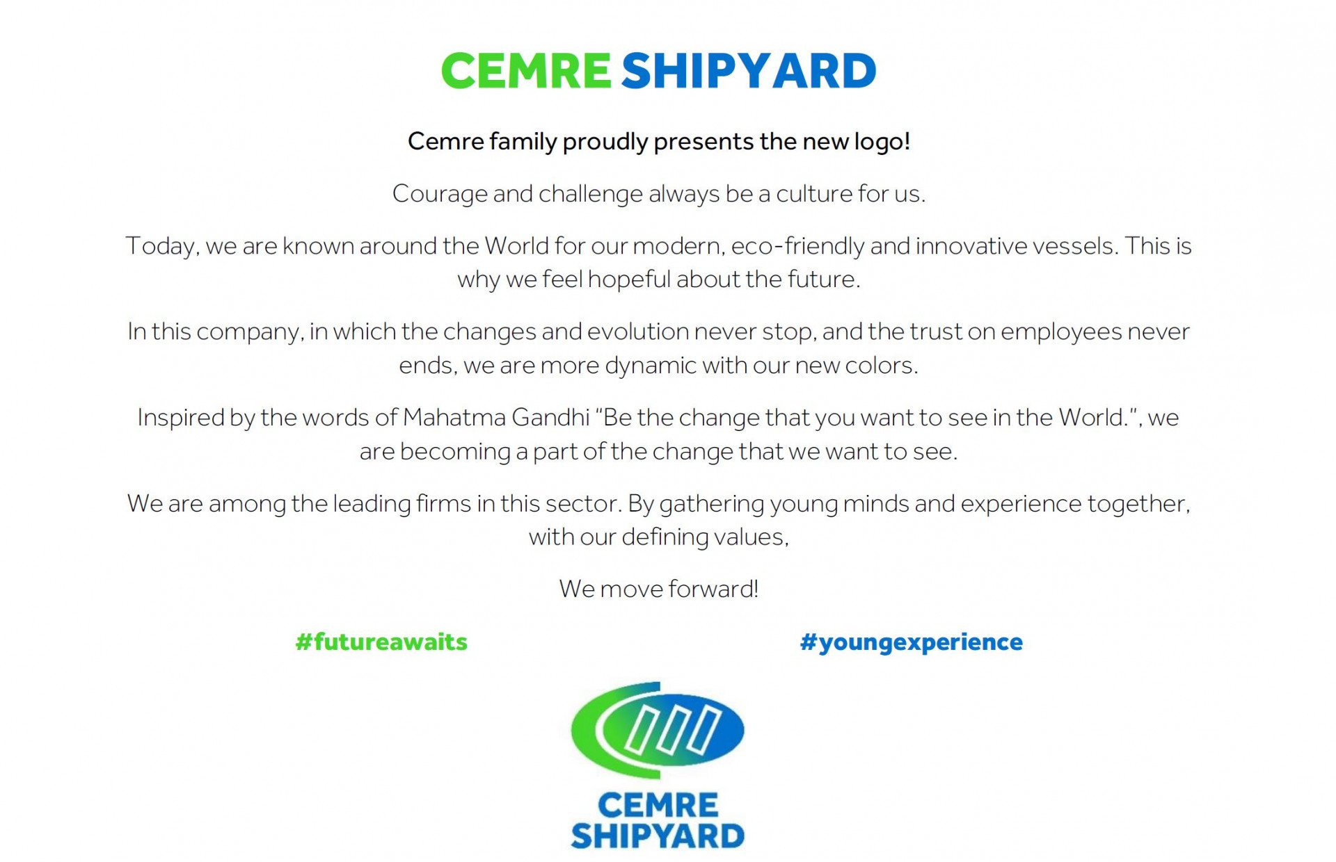 Cemre Presents the New Logo