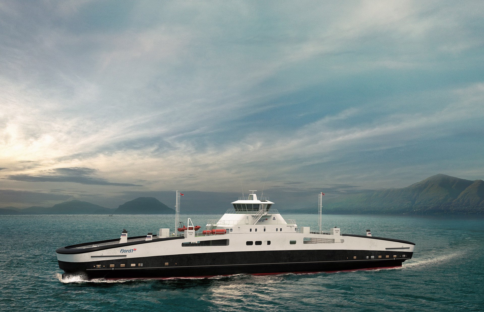 Fjord1 için 2 adet Tam Elektrikli Feribot Kontratı İmzalandı!