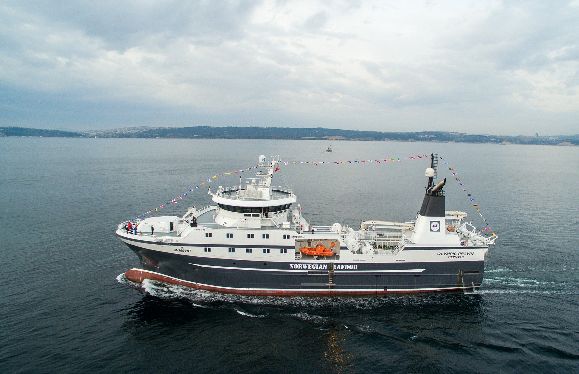 Factory Trawler NB66 Olympic Prawn is Delivered.