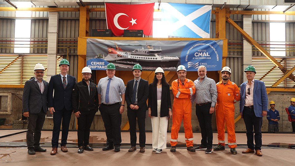 Steel Cut for CMAL’s New Islay Ferry!