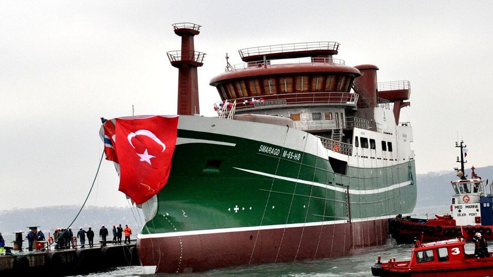 2015'in İlk Denize İndirilen Gemisi, Smaragd!