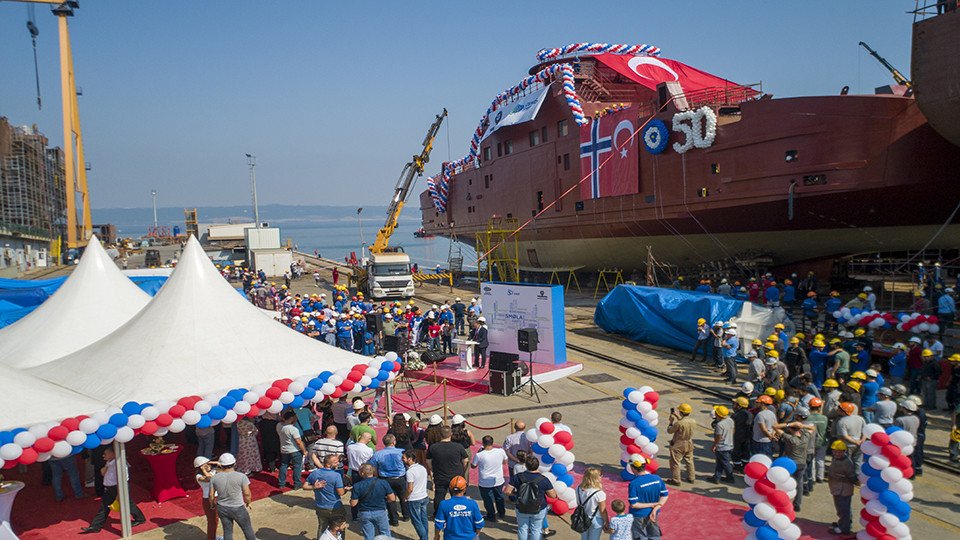 SMØLA - The 50th Vessel for Havyard is Launched!