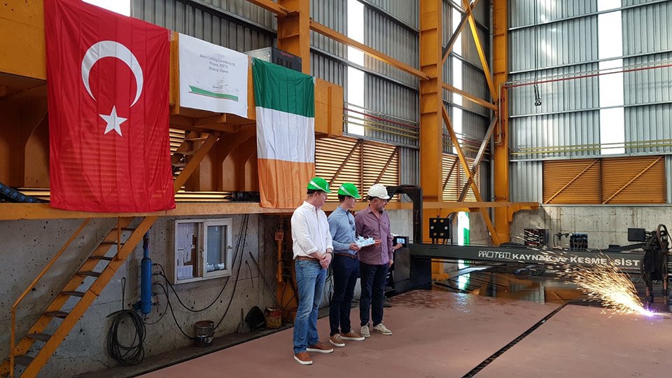 The First Steel-Cutting of NB70 Leila Has Started!