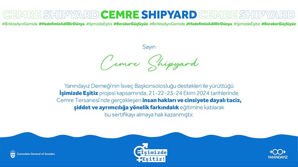 Birlikte Öğrendik, Birlikte Güçlendik: İşimizde Eşitiz!