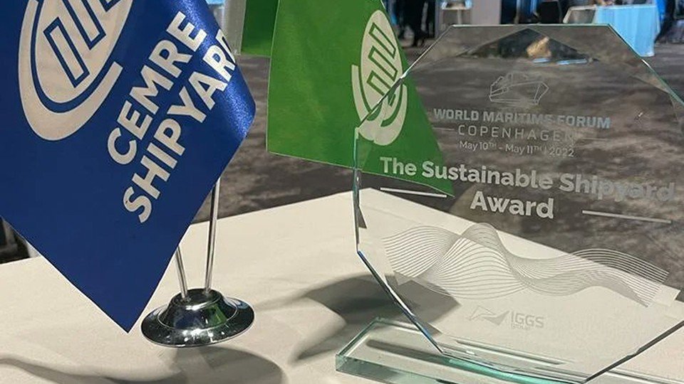 Cemre Shipyard is Presented the Sustainable Shipyard Award!
