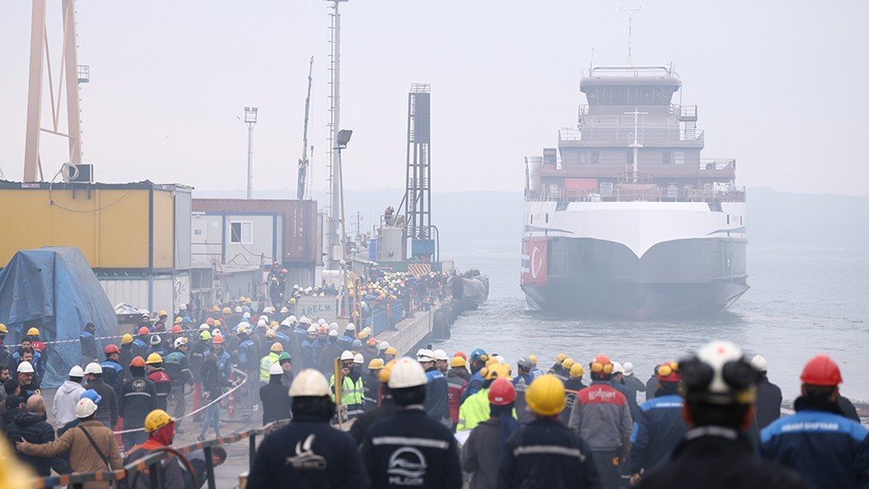 Norveç'in En Büyük Sıfır Emisyonlu Feribotu NB1091 Hinnøy Denize İndirildi!