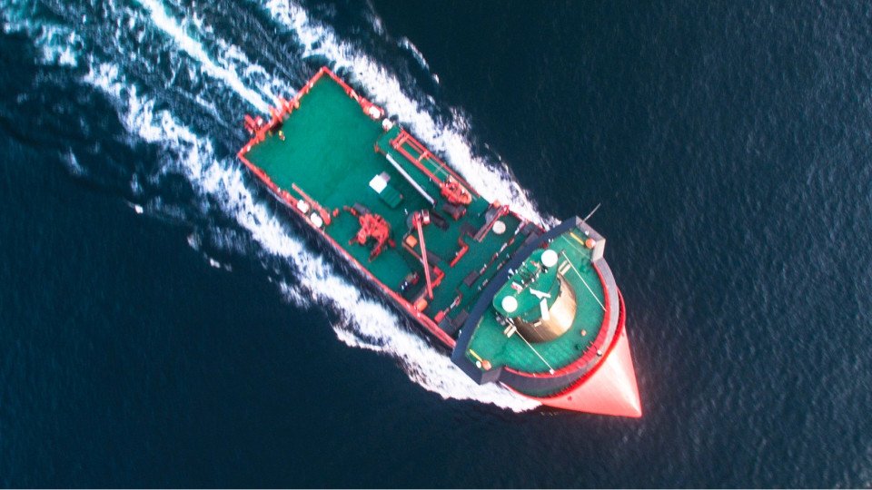 Windfarm Service Vessel is going to her homeport!