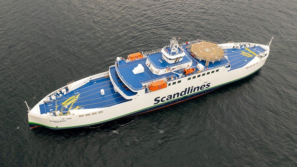 NB1090 The Baltic Whale is Delivered to Scandlines