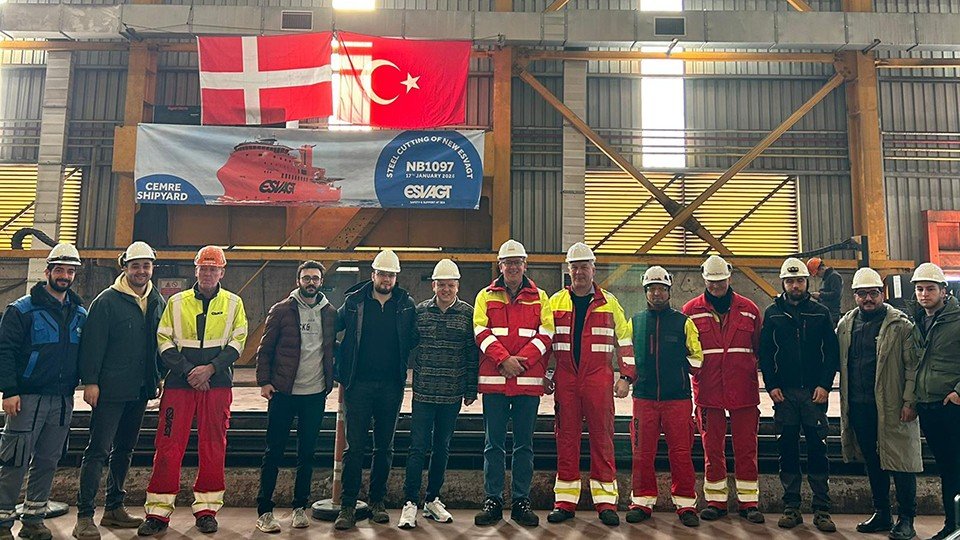 Steel Cut for NB1097 ESVAGT SOV!